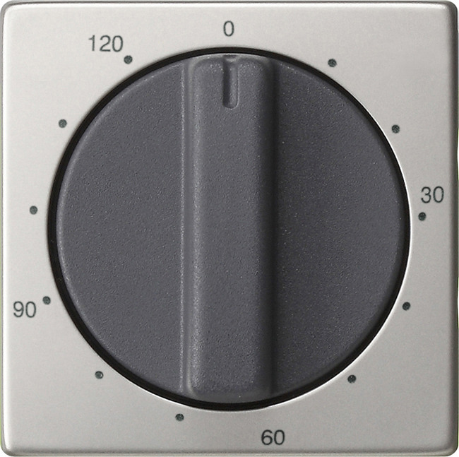 1St. Gira 0642600 Abd. Knebel Zeitschalter 120 min System 55 Edelstahl