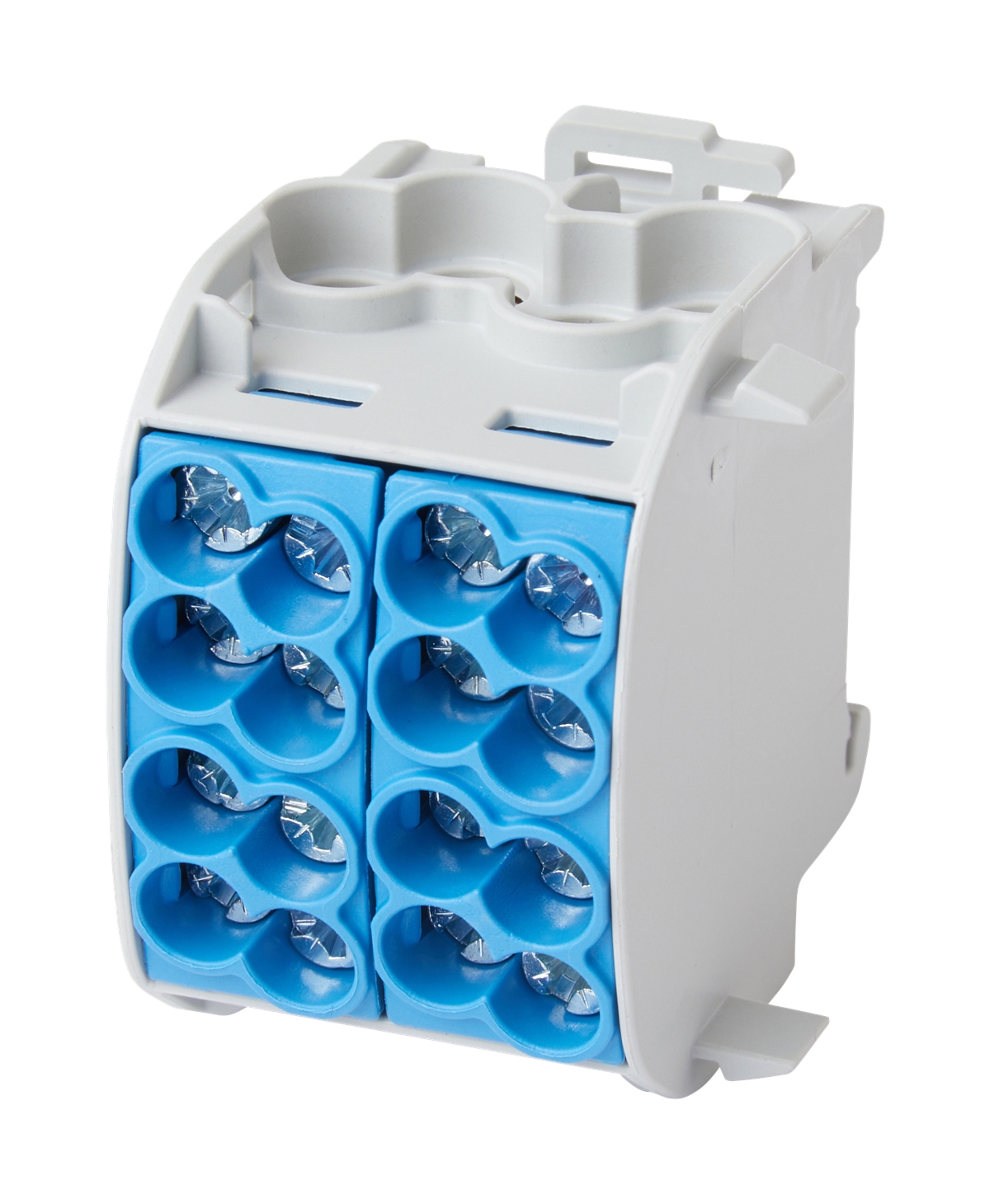 2St. F-Tronic HLAK1p25Dbl Hauptleitungsabzweigklemme, 25mm², 1polig, CU, blau, Doppelblock, HLAK1p25Dbl 7730006