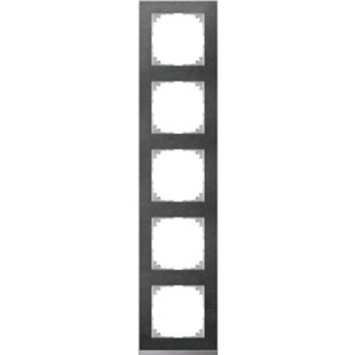 1St. Merten MEG4050-3669 M-Pure Decor-Rahmen, 5fach, Schiefer/aluminium, M-Pure Decor