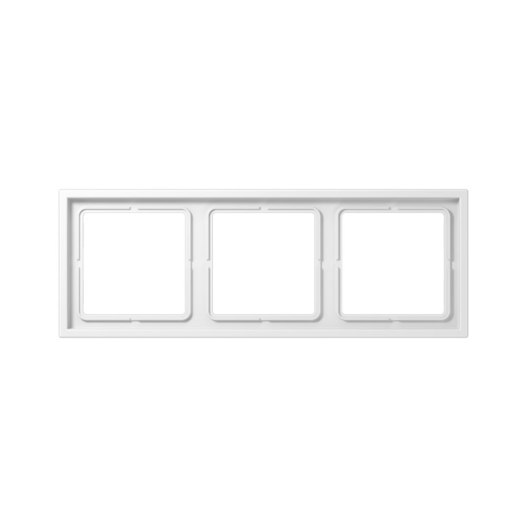 1St. Jung LSZ983BFWW Rahmen 3fach bruchsicher für waagerechte und senkrechte Kombination LSZ 983 BF WW