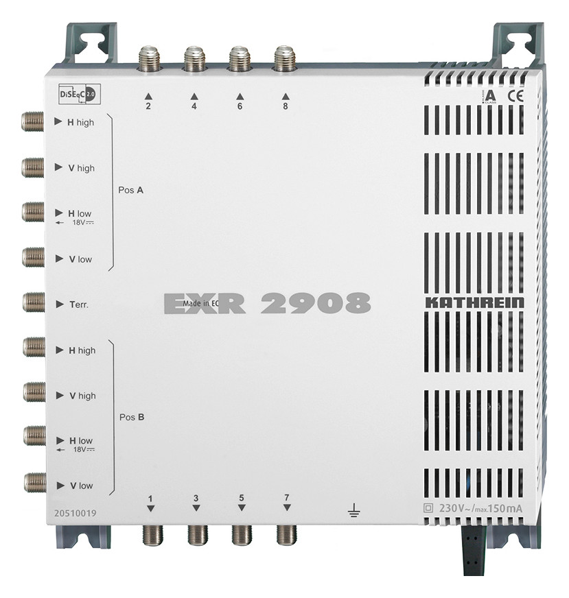 1St. Kathrein EXR2908 20510019 9/8 Multischalter 8 Teilnehmer kaskadierbar