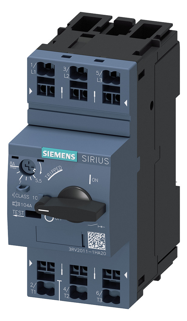 1St. Siemens 3RV2011-1HA20 Leistungsschalter, S00, Motorschutz, Cla