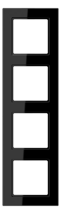 1St. Jung AC584SW Rahmen 4fach für waagerechte und senkrechte Kombination AC 584 SW