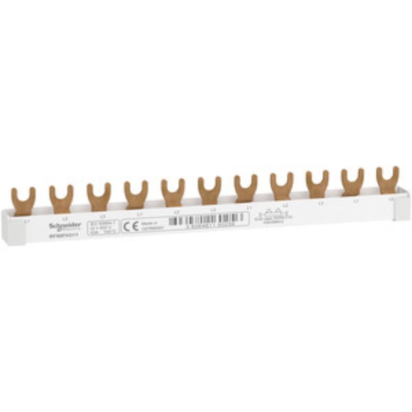 1St. Schneider Electric R9XFH311 Resi9 Phasenschiene Gabel, 3P, 11 TE, 63A, ablängbar 1St. Schneider Electric R9XFH311 Resi9 Phasenschiene Gabel, 3P, 11 TE, 63A, ablängbar...