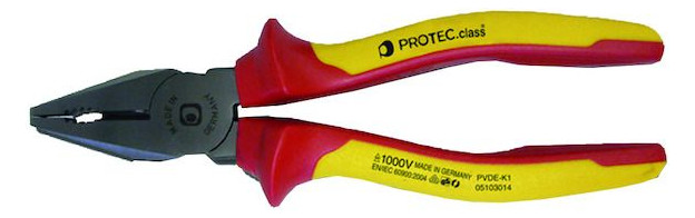 1St. Protec.class PVDE-K1 Kombizange mit Schneide 180mm