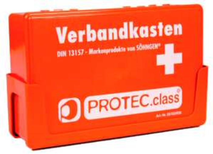 1St. Protec.class PVBK Verbandkasten DIN13157 inkl. Wandhalterung