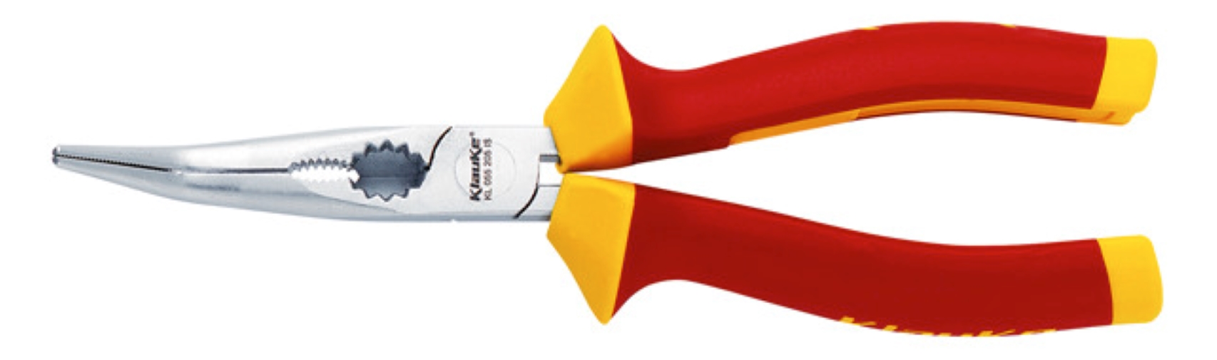 1St. Klauke KL055205IS VDE-Telefonzange gebogen 205mm DIN ISO 5745