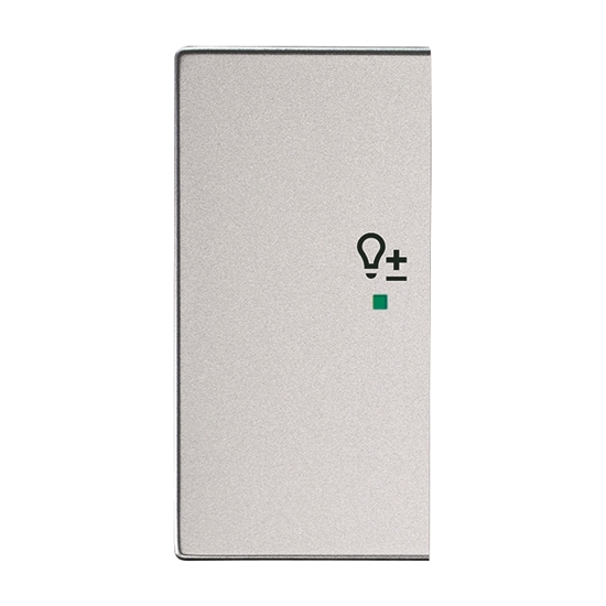 1St. Busch-Jaeger 6234-21-83 Wippe, 2-fach links, mit Symbol Dimmer Busch-free@home alusilber
