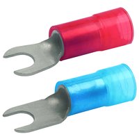 100St. Klauke 652C6 Quetschkabelschuh,isoliert,10qmm,M6,E-Cu,galvanisch verzinnt,Gabelform 100St. Klauke 652C6 Quetschkabelschuh,isoliert,10qmm,M6,E-Cu,galvanisch verzinnt,Gabelform