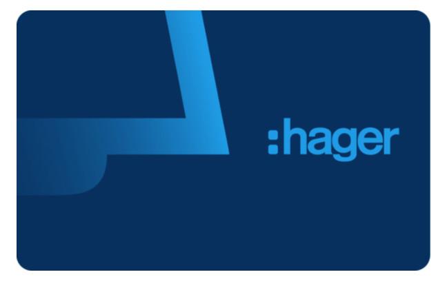 1St. Hager RTH310X Karte Kartenleser Aussenstation 10er Pac