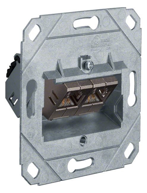 1St. Hager G3175 Datenanschluss Patch-Modul 2-f Tragring