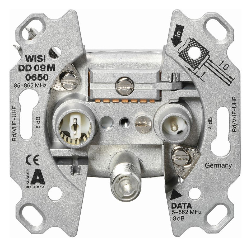 1St. Wisi Multimedia-Enddose DD09M0650 5-1006MHz 9/11dB