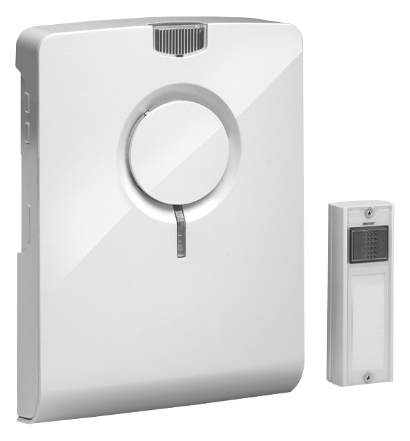 1St. Grothe Echo M Weiss Funkgong Set ECHO weiß, Reichweite 500 m