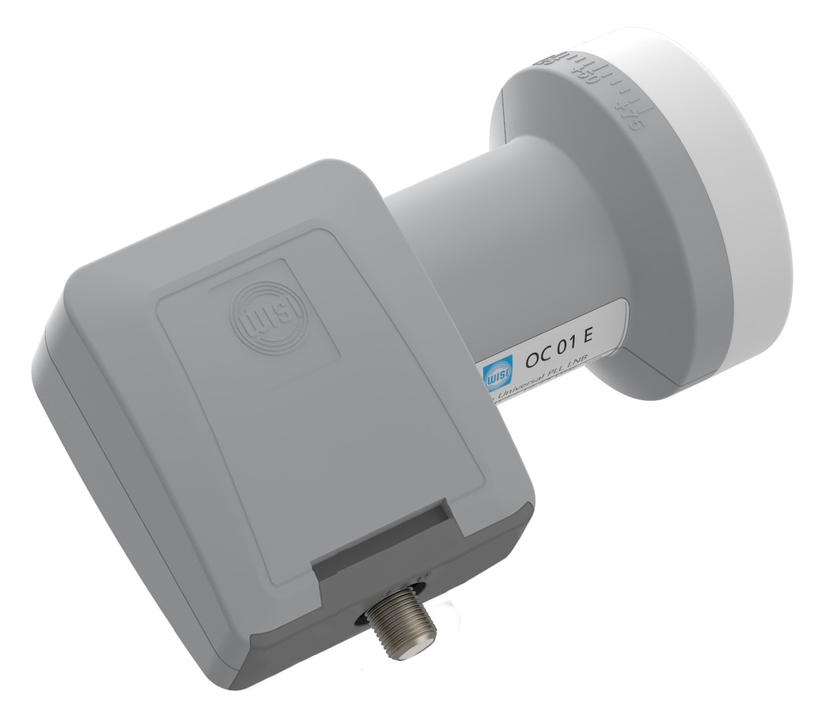 1St. Wisi Speisesystem Single OC01E lichtgrau 40mm Feed universal LTE-safe