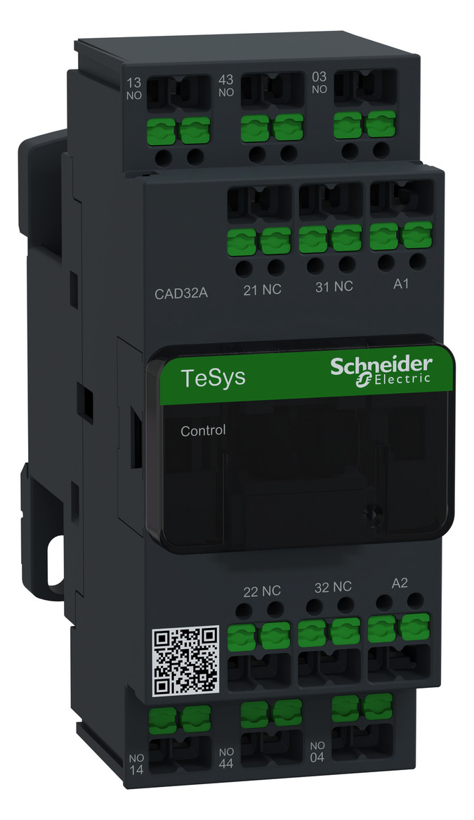1St. Schneider CAD32AP7 Hilfsschütz 230V 50/60Hz SnapIN