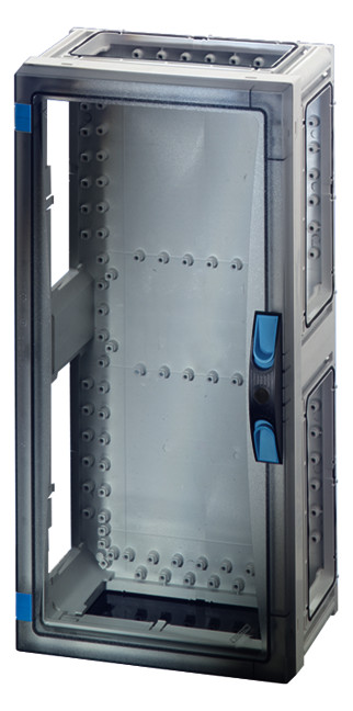 1St. Hensel FP 0340 ENYSTAR-Leergehäuse, Einbaumaße 216x486x136mm, transparenter Tür 68000298 FP0340