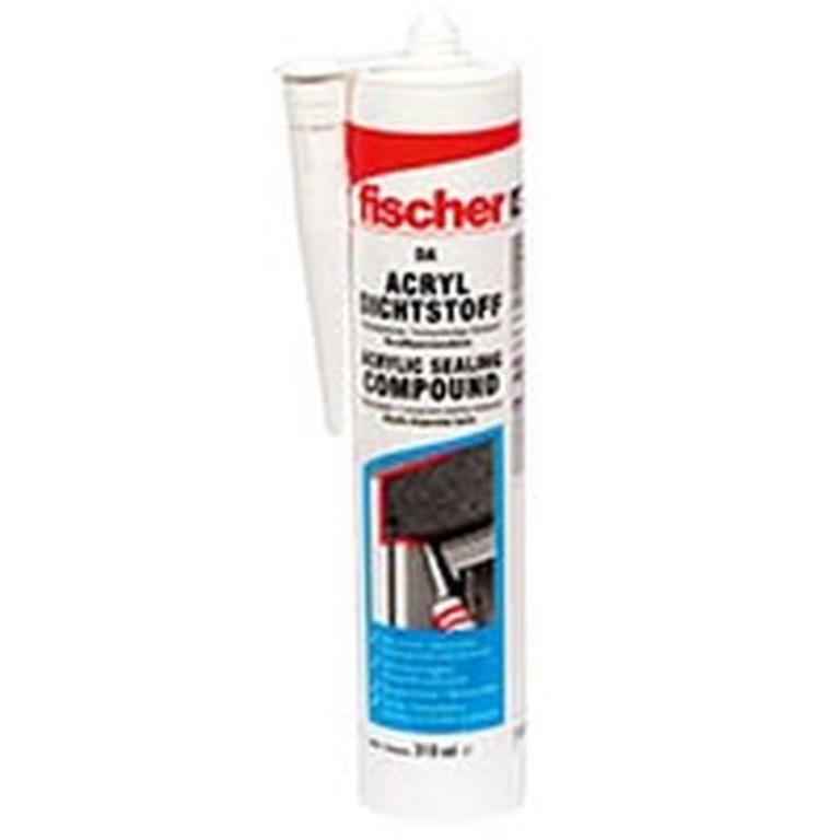 1St. Fischer 053110 Acryldichtstoff DA 310ml weiß DA W (DE/EN) 1St. Fischer 053110 Acryldichtstoff DA 310ml weiß DA W (DE/EN)