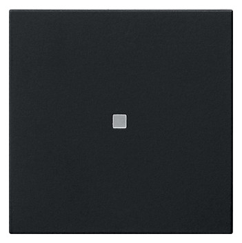 1St. Gira Wippe 1f unbedruckt 5371005 Kontrollf.System 55 Schwarz m