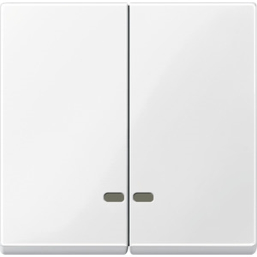 1St. Merten MEG3420-0319 Doppelwippe mit Kontrollfenster, polarweiß glänzend, System M 1St. Merten MEG3420-0319 Doppelwippe mit Kontrollfenster, polarweiß glänzend, System M
