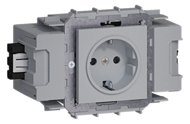 1St. Hager GS10017035 Steckdose 1fach Wago Winsta Frontrastend