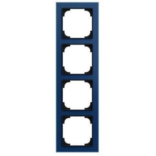 1St. Busch-Jaeger 1724-4028 Rahmen 4-fach Glas blau