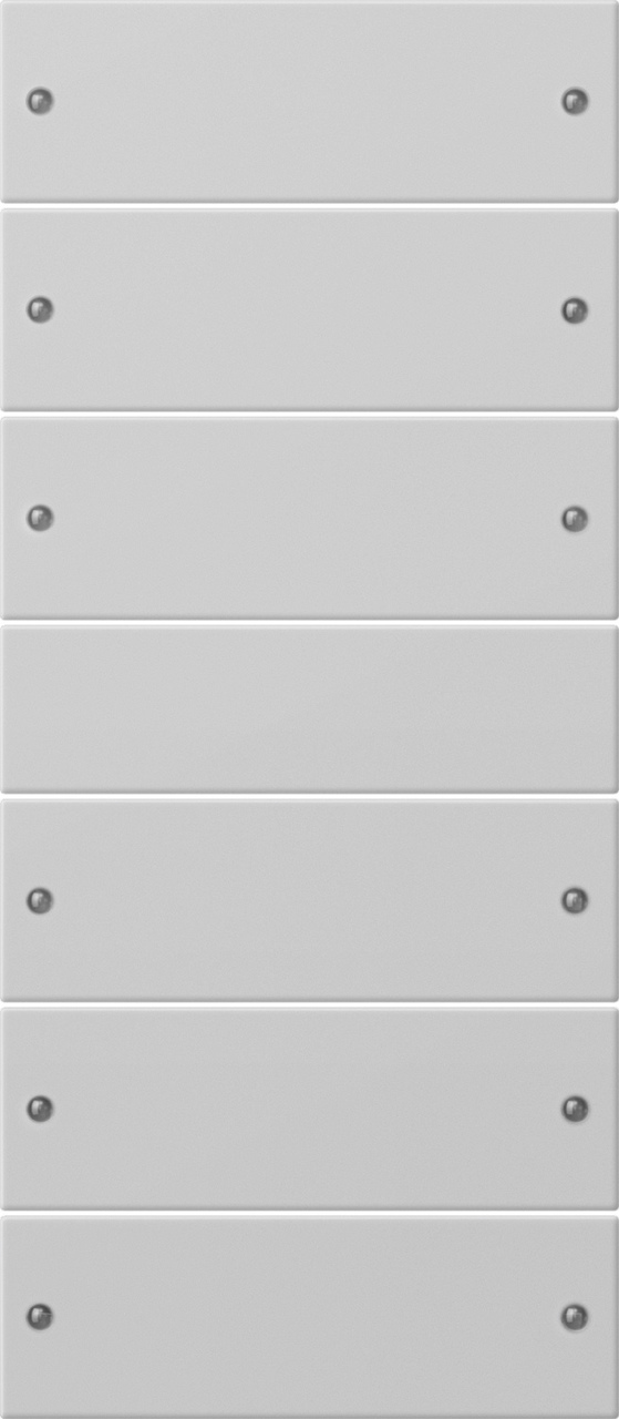 1St. Gira 2186015 Wippenset 6f (3+3) System 55 Grau m(lack.)