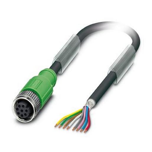 1St. Phoenix SAC-8P- 5,0-PUR/M12F Sensor-/Aktor-Kabel
