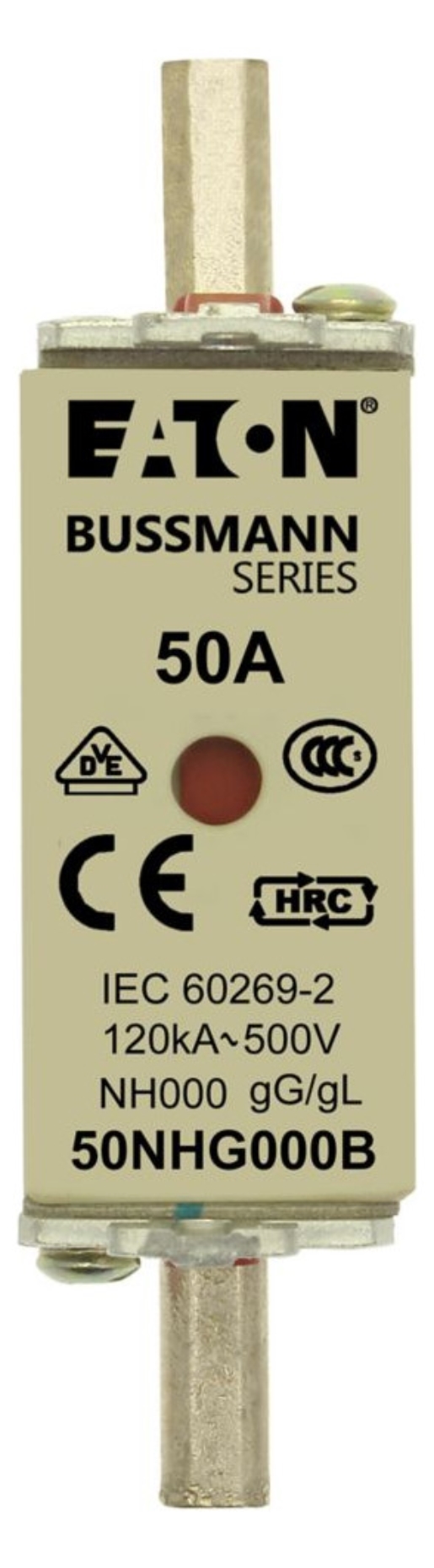 3St. Eaton NH FUSE 50AMP 500V S Sicherungseinsatz, Niederspannung, 50 A