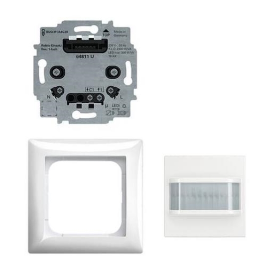 1St. Busch-Jaeger 62762 UJ-914-WL Bewegungsmelder 180 flex Set Komfort, Wireless