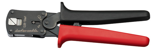 1St. Intercable 181408 Mechanisches Presswerkzeug für Aderendhülsen 0,08-10qmm, 2x0,5-2x4qmm MPAE10V