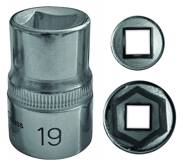 1St. Protec.class PSSL19 PSSL19 Steckschl.-Eins. 1/2Z, 6-kt 19mm