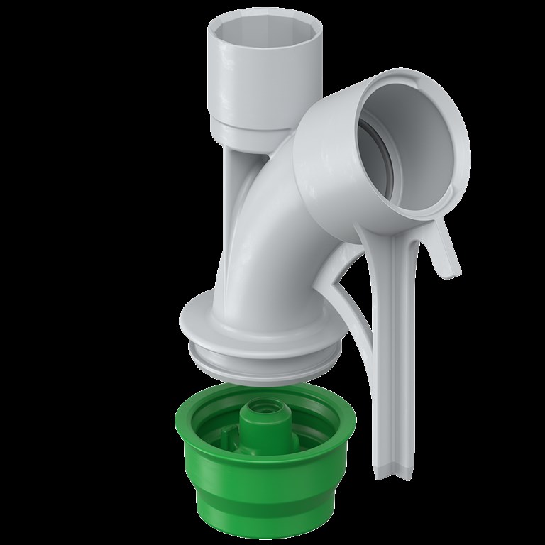 25St. Kaiser 1202-34 Wand- und Deckenkrümmer 30 Gradfür Rohr M25