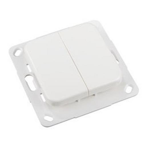 1St. Eldat 2 Tasten Ein/Aus RTS33-ACC-01-07P elfenbeinweiss f.Wandtaster RTS33