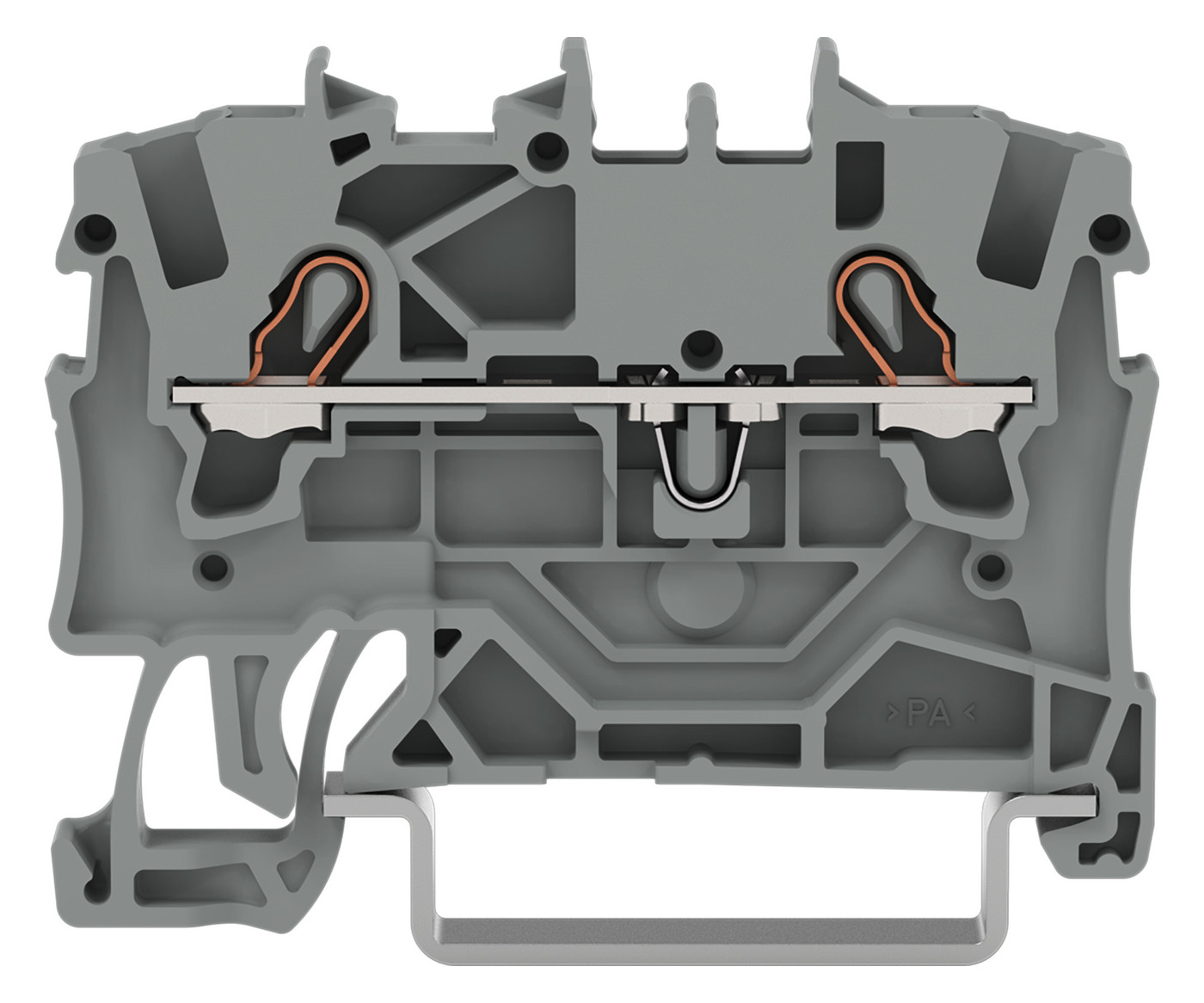 1St. Wago 2001-1201 2-Leiter-Durchgangsklemme 1,5 mm2
