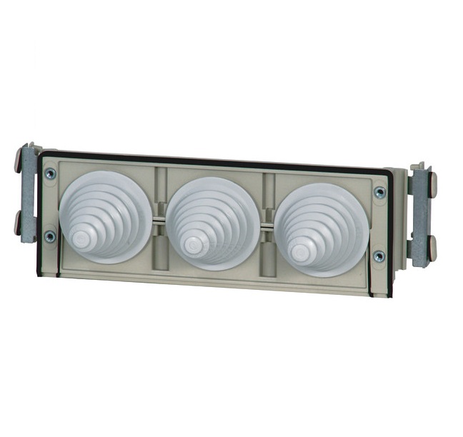 1St. Eaton 062367, KS4-CI 062367 Kabelschelle, für 3 Kabel D=14-68mm