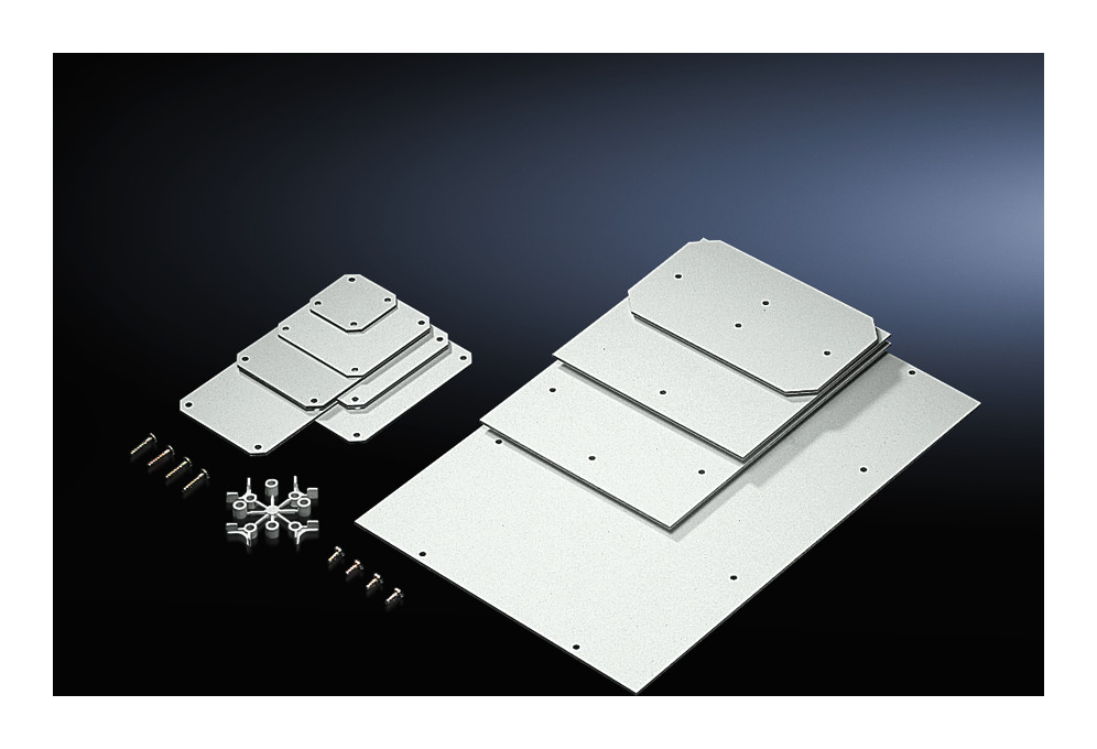 1St. Rittal PK 9549.000 Montageplatte für PK-Gehäuse 9520000-9522100, BH 220x150 mm, Preis per 9549000