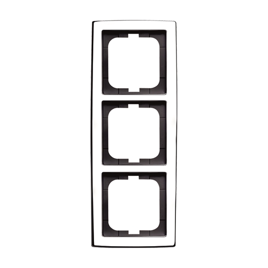 1St. Busch-Jaeger 1723-80G 3-fach Rahmen solo chrom glanz