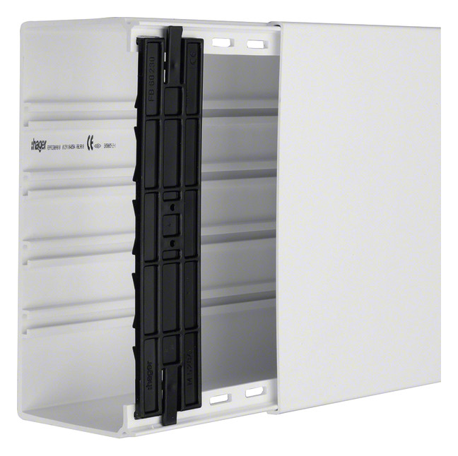 2m Hager FB9923009016 LeitungsführungskanalPVC FB 100x230mm verkehrsweiß 2m Hager FB9923009016 LeitungsführungskanalPVC FB 100x230mm verkehrsweiß