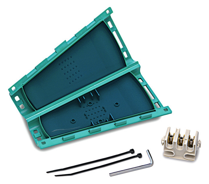 1St. Hellermann Tyton Relifix V506Y-PP/SI- Relifix V 506Y GN Gel-Kabelgarnitur 3x6