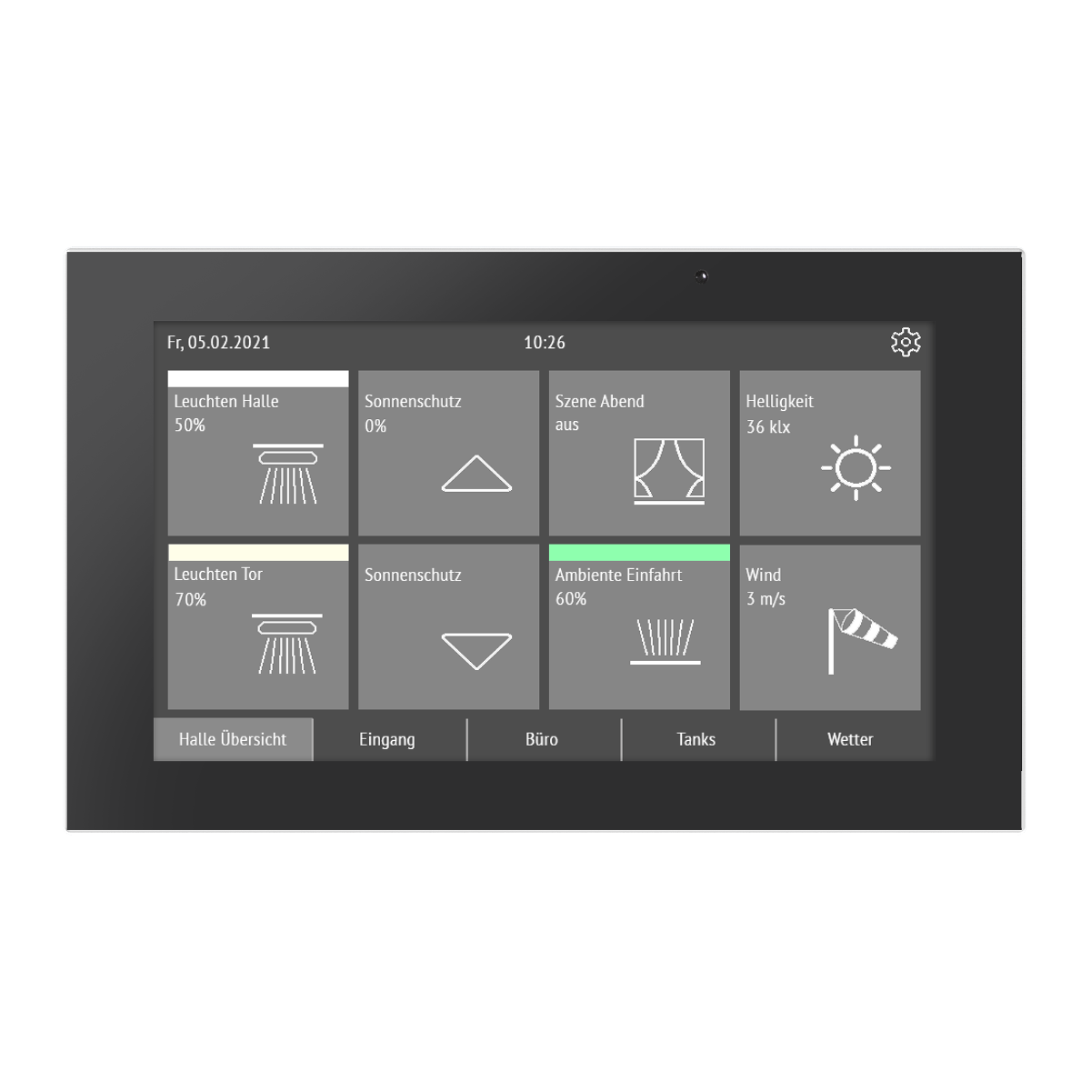 1St. Elsner 71270 Fabro KNX Touchpanel
