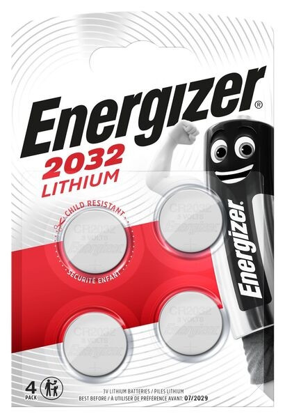1St. ENERGIZER CR-TYP 2032 4 STUeCK CR-Typ 2032 4 Stueck