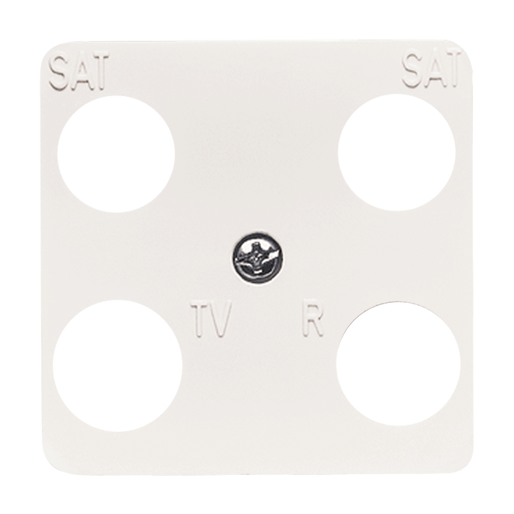 1St. Busch-Jaeger 1743-04-214 Zentralscheibe für 4-fach Sat, 50 x 50 mm Busch-balance SI alpinweiß 1St. Busch-Jaeger 1743-04-214 Zentralscheibe für 4-fach Sat, 50 x 50 mm Busch-balance SI alpinweiß