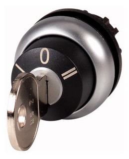 1St. Eaton 111773 M22-WRS3-MS2 Schlüsseltaste, RMQ-Titan, Schlüsselbetätigung, rastend, nicht schließanlagenfähig, 3 Ste