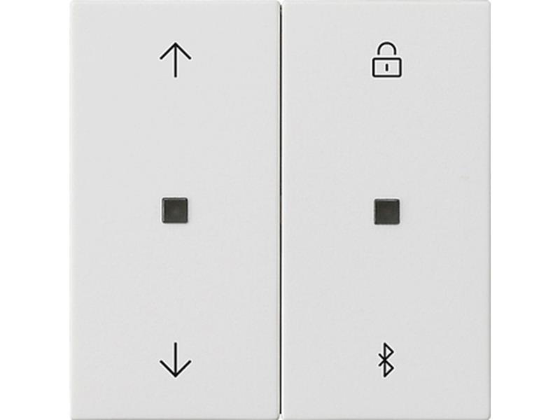 1St. Gira 536727 S3000 Jalousie- und Schaltuhr BT System 55 Reinweiß seidenmatt