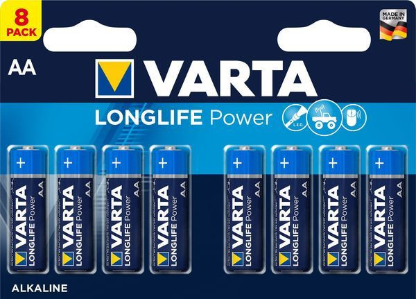 20Pk Varta LONGLIFE Power AA 04906121418 Mignon 8er Blister