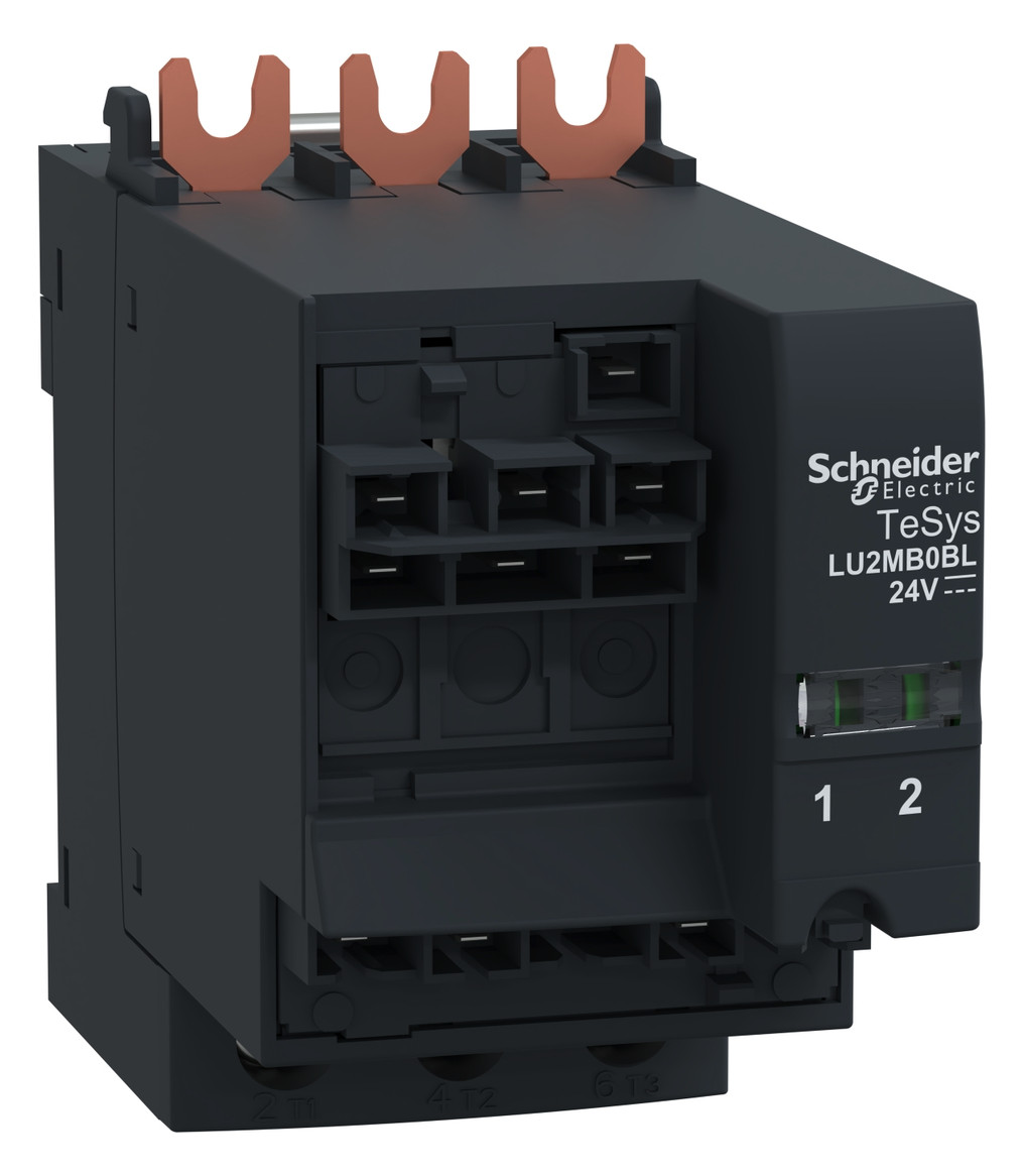 1St. Schneider Electric LU2MB0BL Wendeblock LU2M, 32A, 24 V DC, Direktmontage