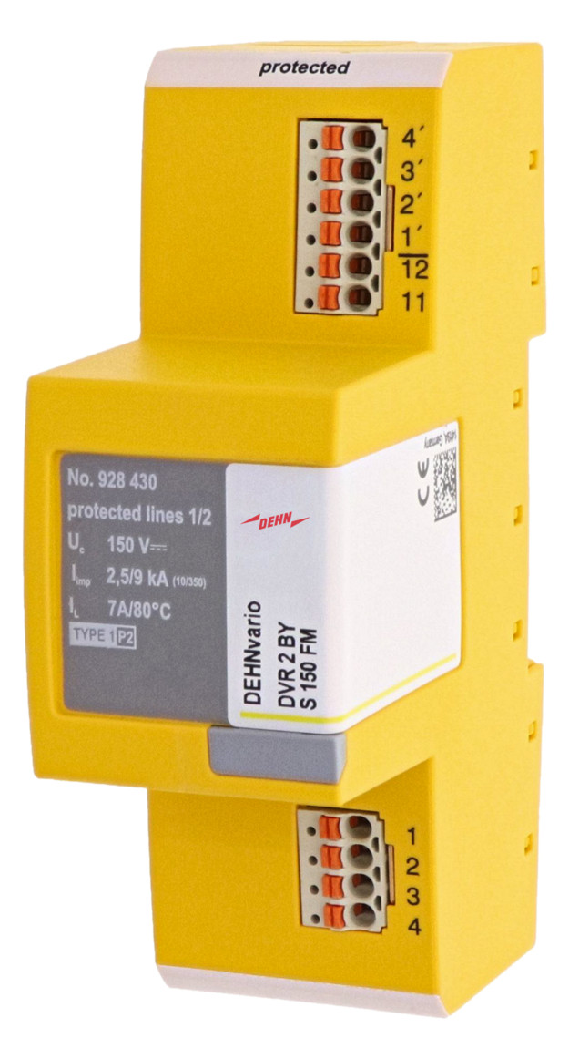 1St. DEHN Kombiableiter DVR 2 BY S 150 FM DEHNvario für elektroakustische Anlagen