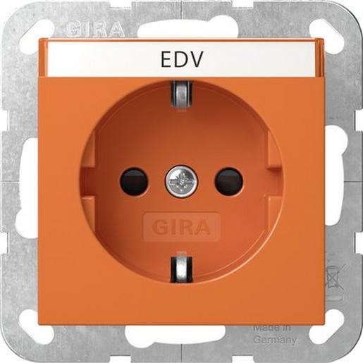 1St. Gira 4462109 Steckd. BSF + SH System 55 Orange