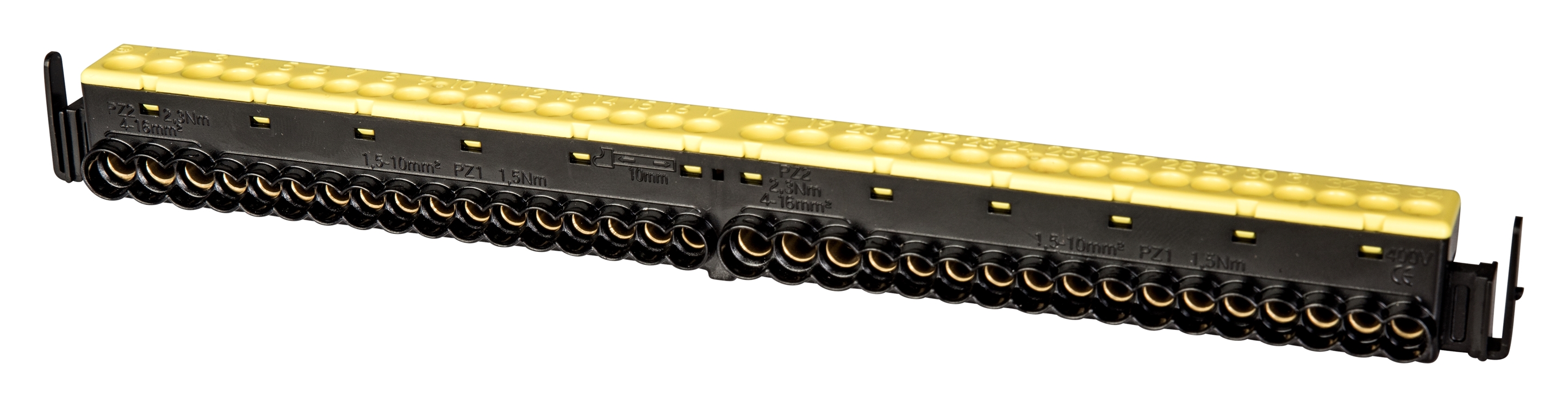 1St. F-Tronic KPE34 PE-Schraubklemme KPE34, 6x 4-16mm², 28x 1,5mm² 7290160