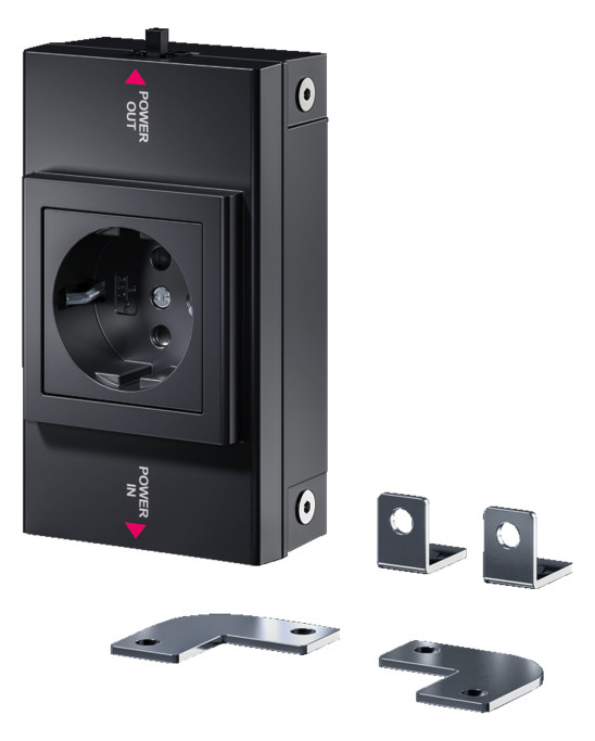 1St. Rittal SZ 2500.710 SZ Steckdosenbox für Systemleuchte LED